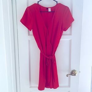 H&M Short Sleeve Wrap Dress